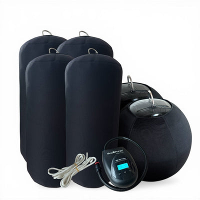 Fenderpakke 4+2 – Fender, pumpe, trekk og liner | SeaBreeze