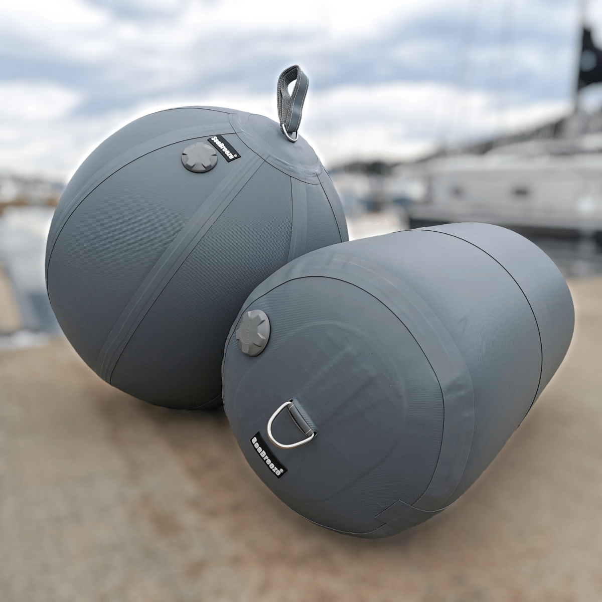 SeaBreeze oppblåsbar fender Ø70cm, Leafield ventil. - SeaBreeze