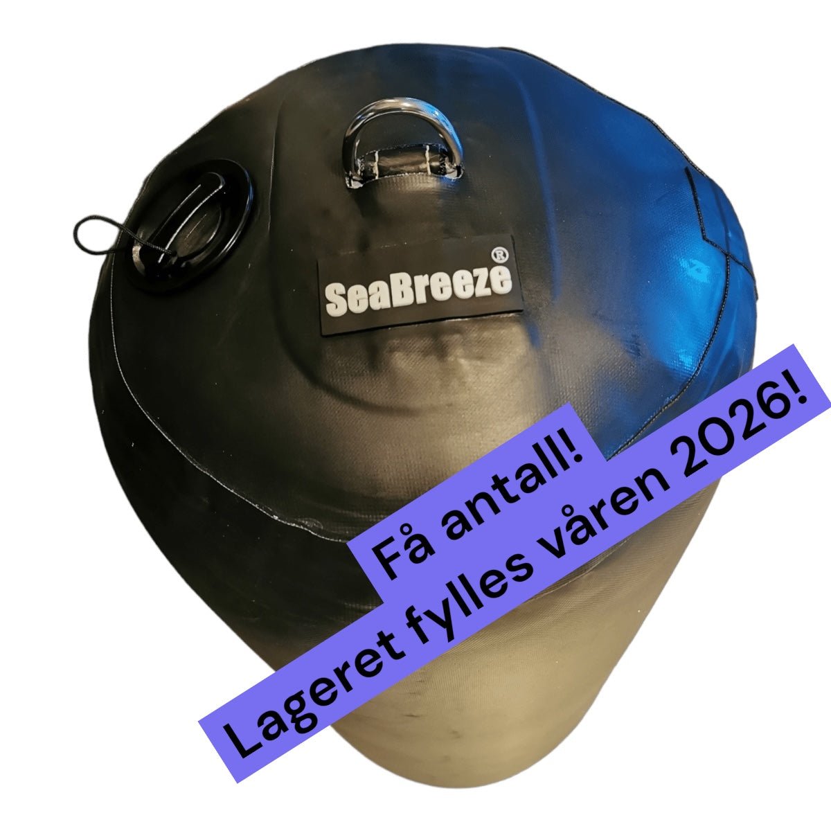 SeaBreeze oppblåsbar fender 75x30cm - SeaBreeze