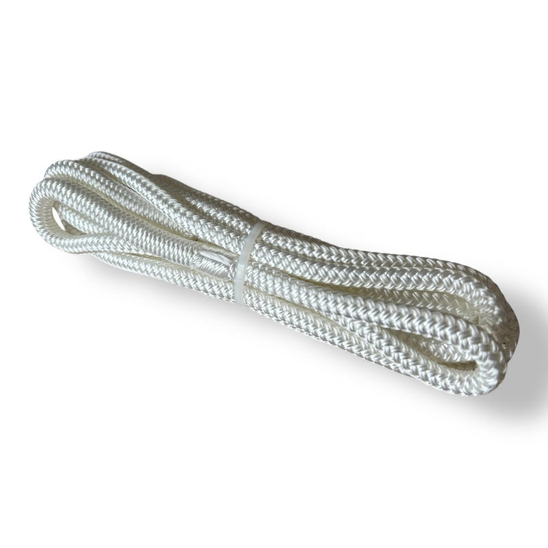 Fenderline, hvit 1,5 meter, 10mm. - SeaBreeze