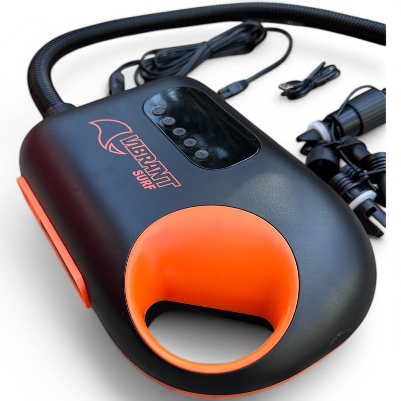 Oppladbar SUP pumpe med powerbank og lys. - SeaBreeze