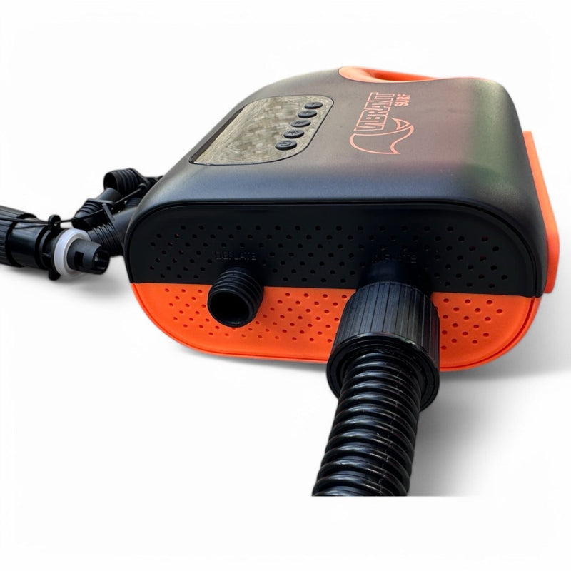Oppladbar SUP pumpe med powerbank og lys. - SeaBreeze