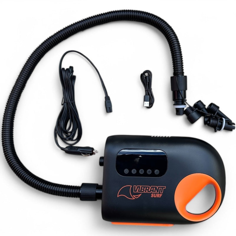 Oppladbar SUP pumpe med powerbank og lys. - SeaBreeze