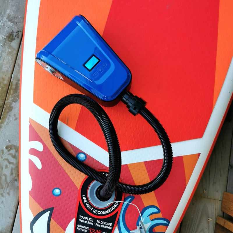 Oppladbar SUP pumpe med innebygget batteri - SeaBreeze