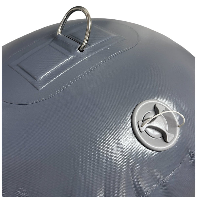 Sveisede sømmer og syrefast D-krok på oppblåsbar båtfender PVC SeaBreeze | SeaBreeze