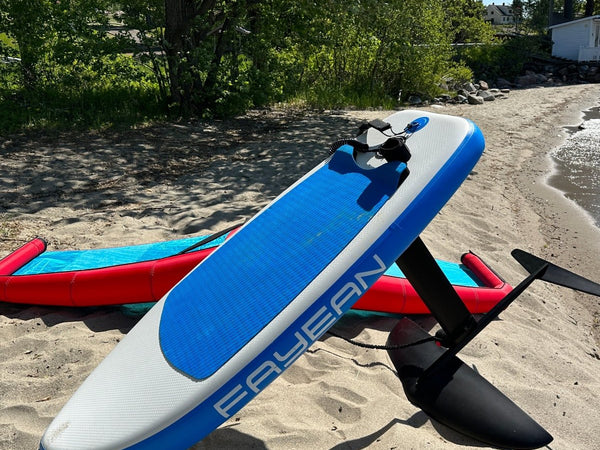 Utleie wingfoil utstyr.