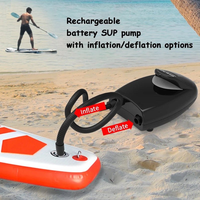 Kraftig oppladbar SUP pumpe – elektrisk | SeaBreeze